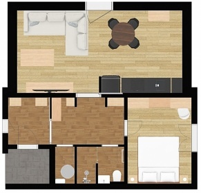 Chata s terasou - Mumlavsk� vodop�dy - Krkono�e