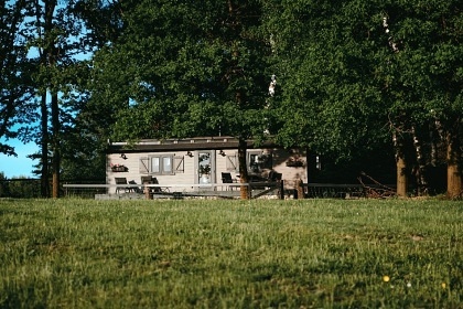 Chata samota u lesa - p�ehrada Ole�n� - Hukvaldy