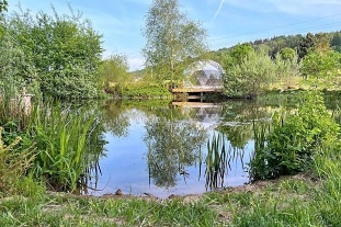 Glamping u rybn�ka s wellness - Lu�ick� hory
