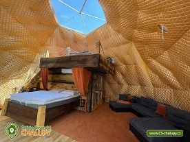 Glamping u rybn�ka s wellness - Lu�ick� hory