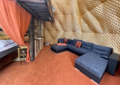 Glamping u rybníka s wellness - Lužické hory