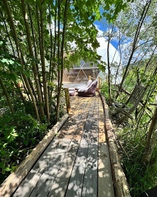 Glamping u rybníka s wellness - Lužické hory