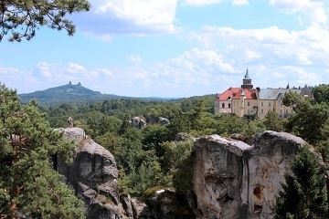 Chalupa s bazénem - Kozákov - Klokočské skály