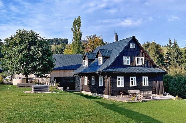 Wellness roubenka s bazénem - Kralický Sněžník