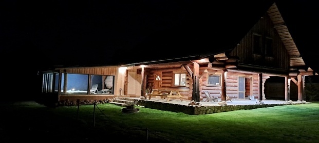 Srub s bazénem a wellness - Lužnice - Tábor