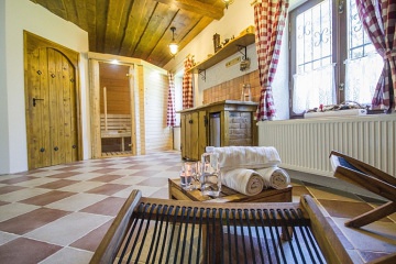 Chata sauna a koupací sud - Slovenský ráj