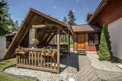 Chata sauna a koupací sud - Slovenský ráj