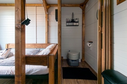 Otočný glamping u rybníka - CHKO Brdy - Březnice