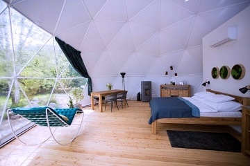 Wellness glamping IGLOO - sauna a koupac� sud