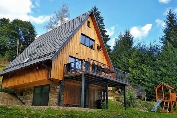 Chata bazén a koupací sud - Kralický Sněžník