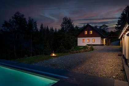 Chalupa �umava - baz�n a sauna - Chur��ov