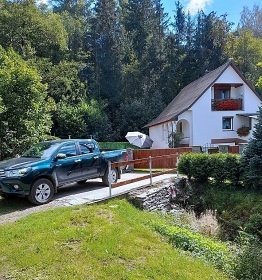 Chata s wellness - Slezská Harta - hrad Sovinec