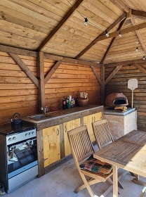 Glamping s wellness - Čelina - přehrada Slapy