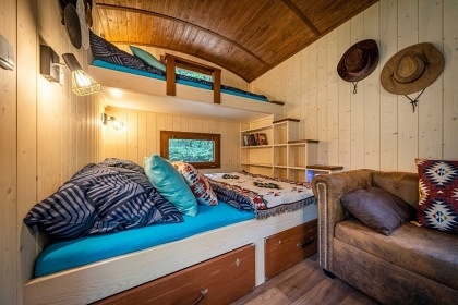 Glamping s wellness - Čelina - přehrada Slapy