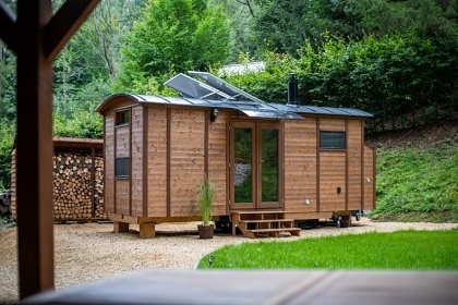 Glamping s wellness - Čelina - přehrada Slapy