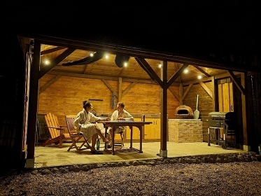 Glamping s wellness - Čelina - přehrada Slapy