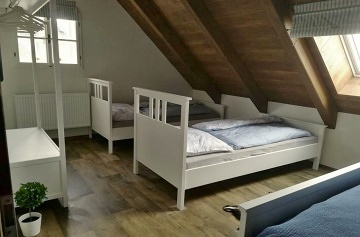 Roubená chalupa s bazénem - Rychlebské hory