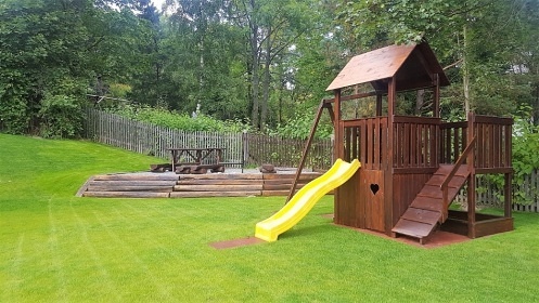 Roubenka u lesa - bazn a wellness - Jesenky