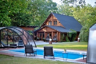 Nový objekt: Srub bazén a wellness - Kerský les - park Mirakulum 1C-108