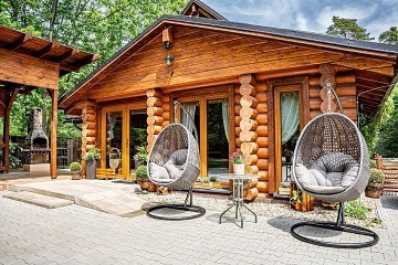 Srub bazén a wellness - Kerský les - park Mirakulum