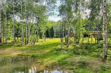 Wellness srub a koupac� jezero - Novohradsk� hory