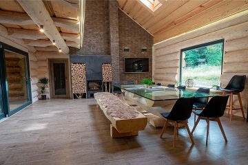 Wellness srub a koupac� jezero - Novohradsk� hory