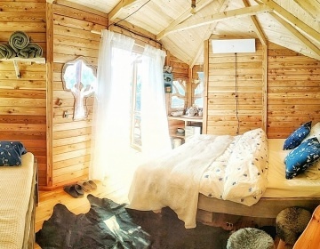 Wellness glamping - Treehouse u řeky - Sázava