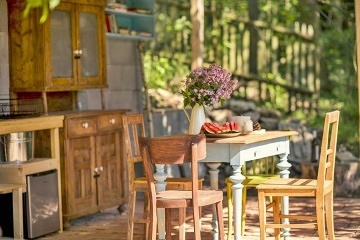 Wellness glamping - Treehouse u řeky - Sázava