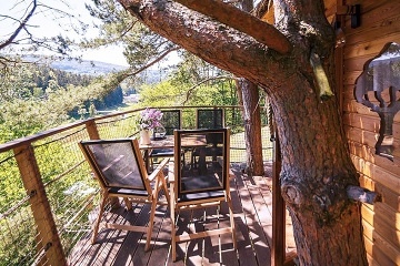 Wellness glamping - Treehouse u řeky - Sázava