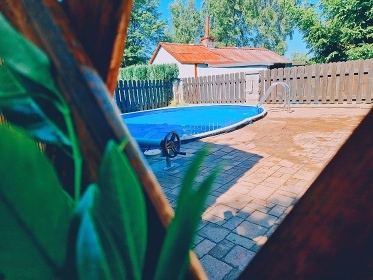 Chata bazn a sauna - Lesensk pl - Krun hory