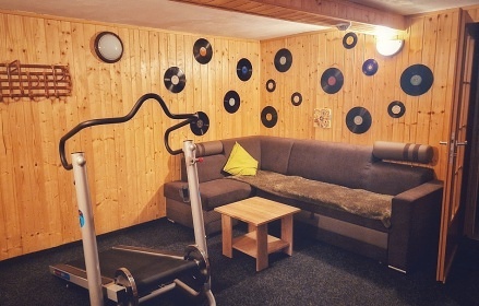 Chata bazn a sauna - Lesensk pl - Krun hory