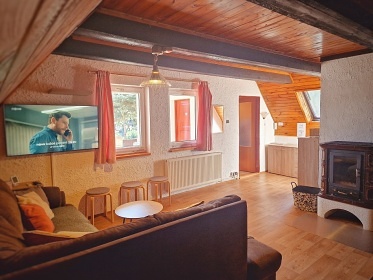 Chata bazn a sauna - Lesensk pl - Krun hory