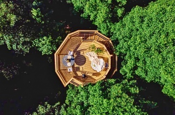 Glamping na samotě v korunách stromů - Ještěd