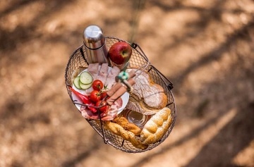 Glamping Treehouse a sauna - v�hled na Je�t�d