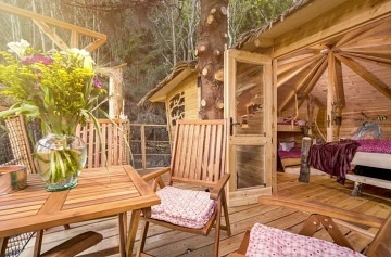 Glamping samota v lese s výhledem na Ještěd