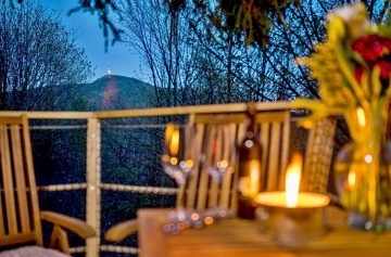 Glamping samota v lese s výhledem na Ještěd