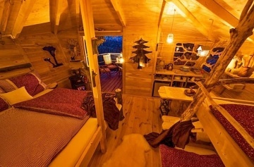 Glamping samota v lese s výhledem na Ještěd
