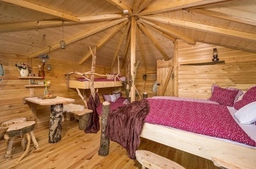 Glamping samota v lese s výhledem na Ještěd