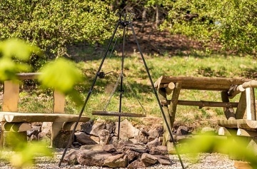 Glamping samota v lese s výhledem na Ještěd