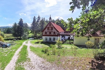 Chalupa Lázeňský trojúhelník - přehrada Jesenice