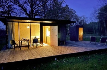 St�edo�esk� glamping a sauna - Tiny house Sedl�any