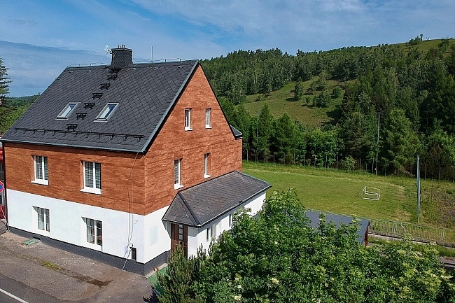 Horská chata Krušné hory - Bouřňák - nádrž Fláje