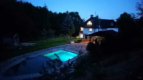 Chalupa bazén, wellness a dětské hřiště - Hořenec