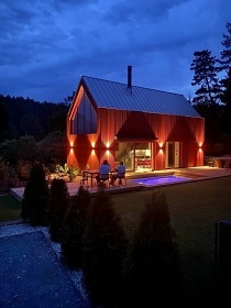 Chata s bazénem - Posázaví - Sázava - Pyskočely