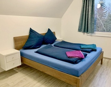 Krunohorsk chata se saunou - samota u lesa