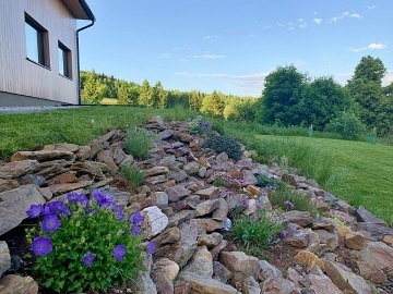 Krunohorsk chata se saunou - samota u lesa