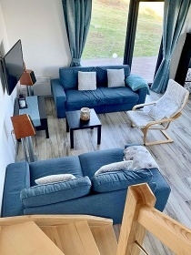 Krunohorsk chata se saunou - samota u lesa