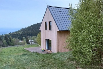 Krunohorsk chata se saunou - samota u lesa