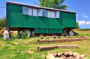 Glamping umava - Maringotka sauna a jezrko