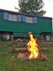 Glamping umava - Maringotka sauna a jezrko